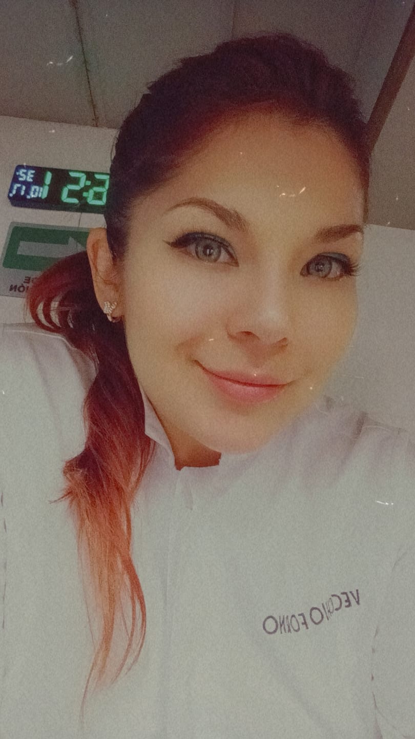 Customer photo review of Cyrene Green Colored Contact Lenses