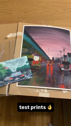 Customer photo review of 11x14 Giclee Fine Art Prints