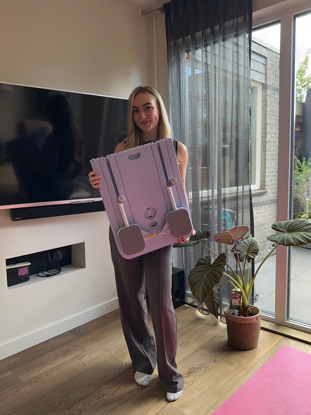 Customer photo review of Reformly Pilates Board + 60-Day Transformation Program