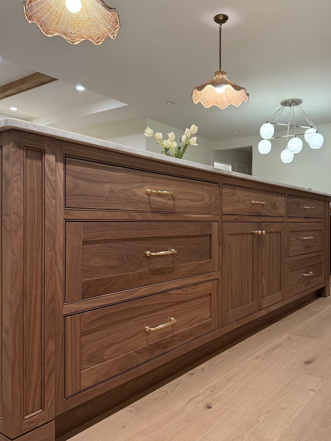 Customer photo review of Classic Cabinet Pulls - Unlacquered Brass Polished