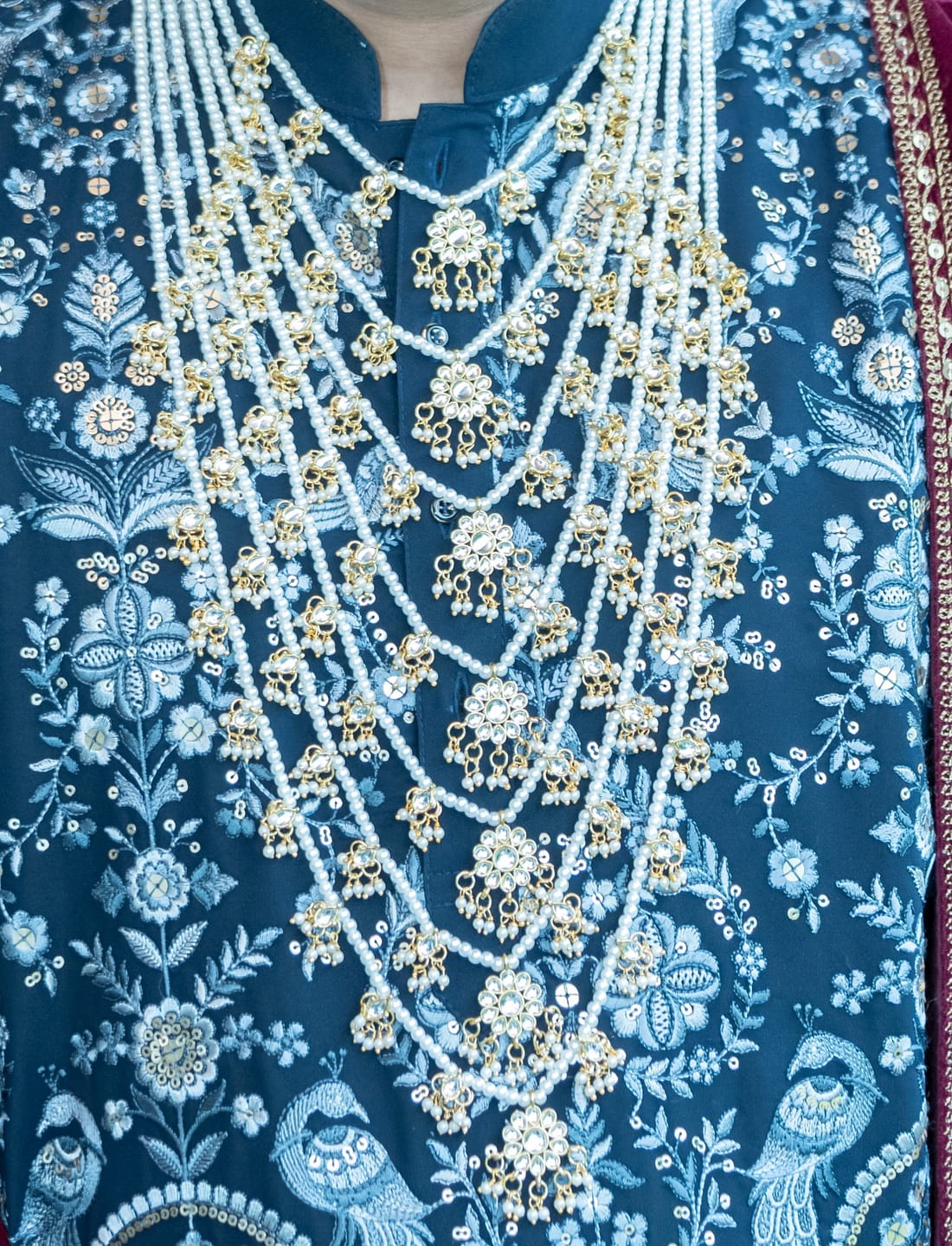 Customer photo review of Meheroon Pearl Long Haar Necklace