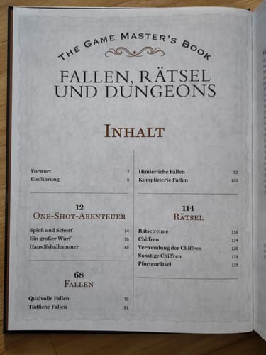Customer photo review of The Game Master’s Books-Reihe DE