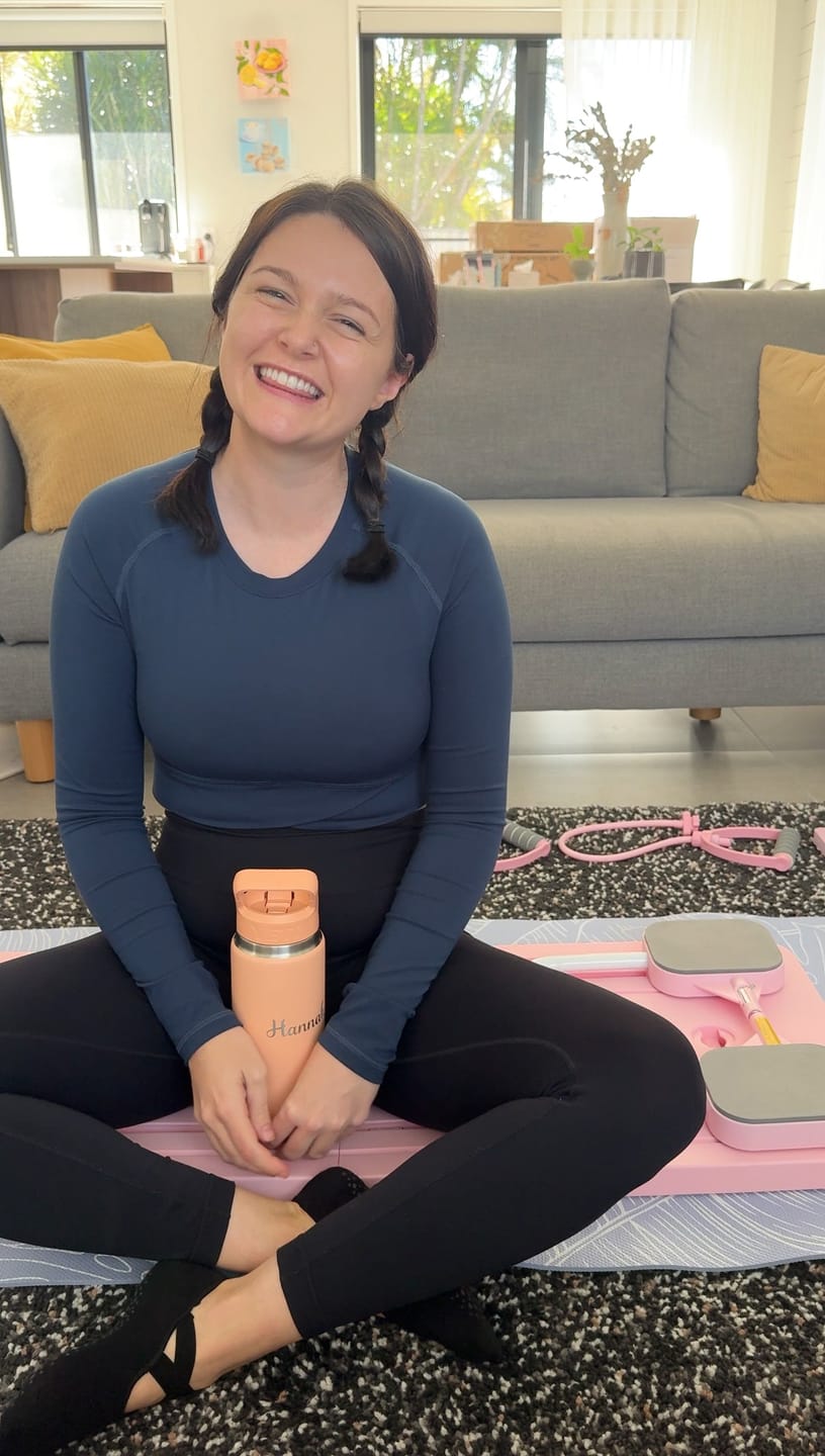 Customer photo review of Reformly Pilates Board + 60-Day Transformation Program