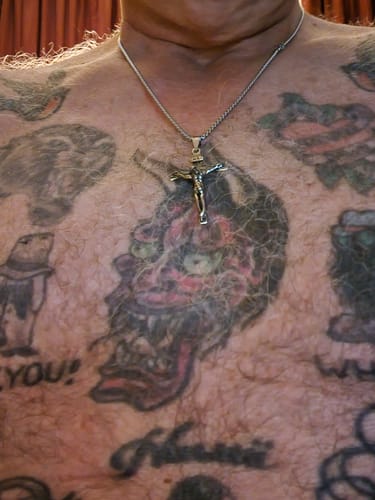 Customer photo review of FREE Today: Christ Jewelry Crucifix Pendant Charm Necklace