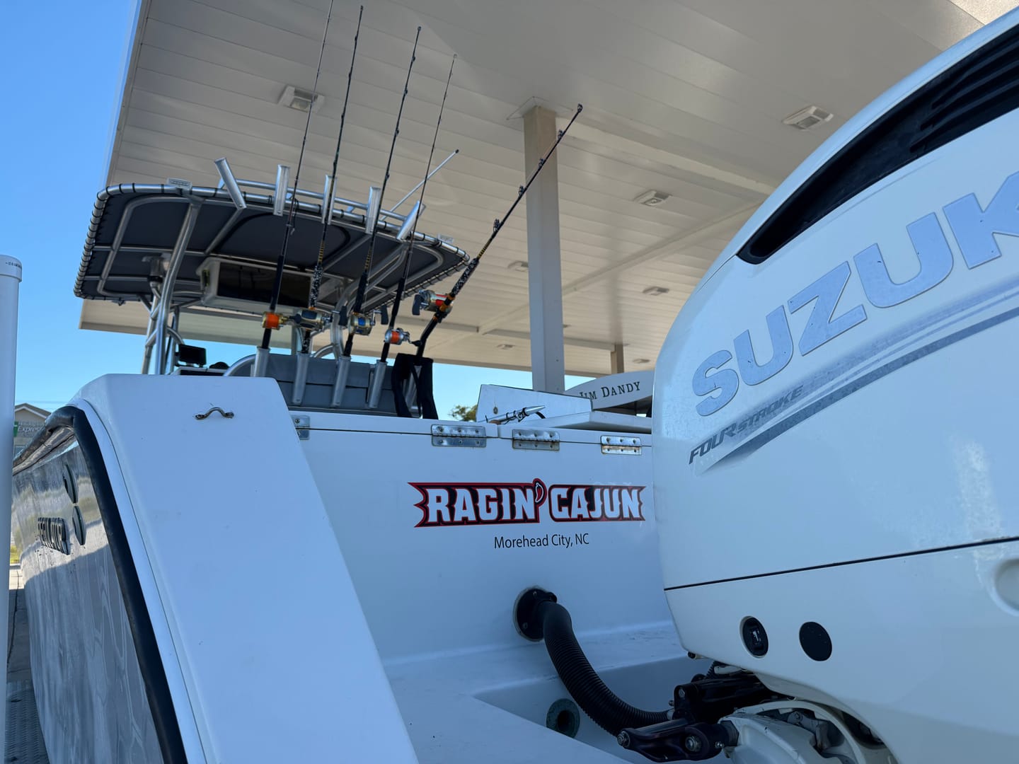Customer photo review of Boat Logo Decal