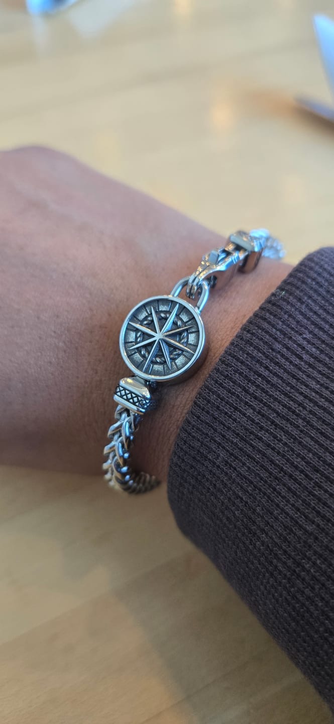 Customer photo review of Compass Urn Bracelet
