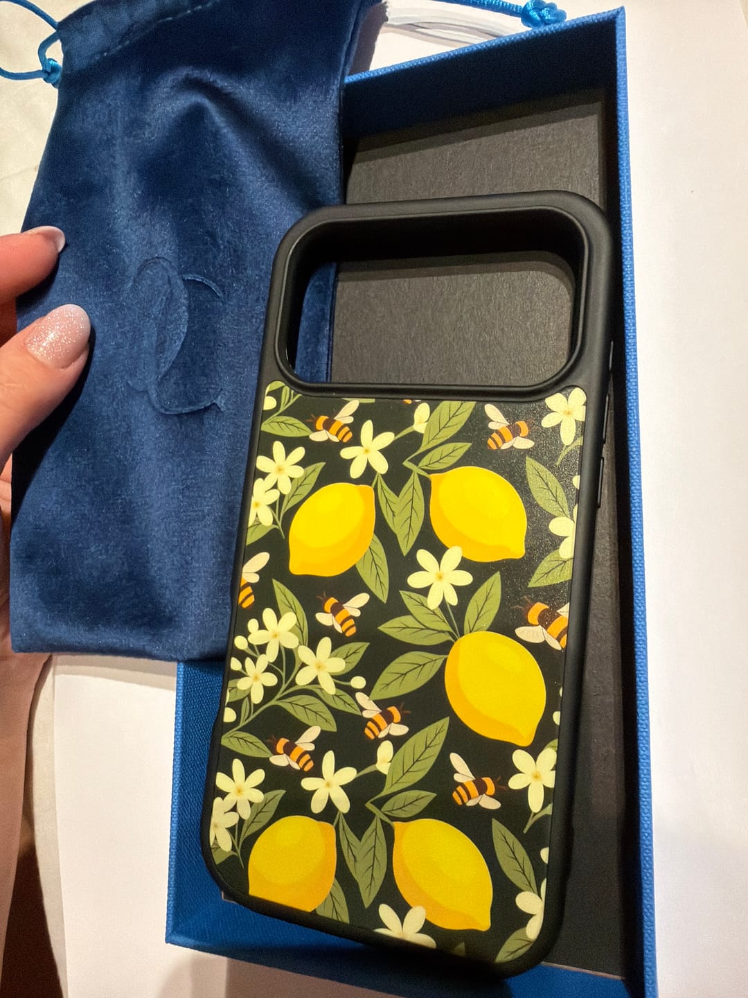 Customer photo review of Lemon and Bees - iPhone 17 Pro Max Case