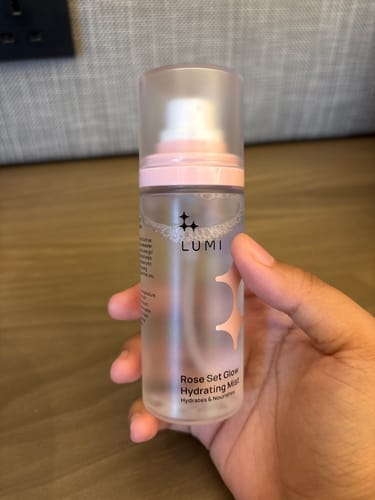 Customer photo review of Rose Set Glow Hydrating Mist