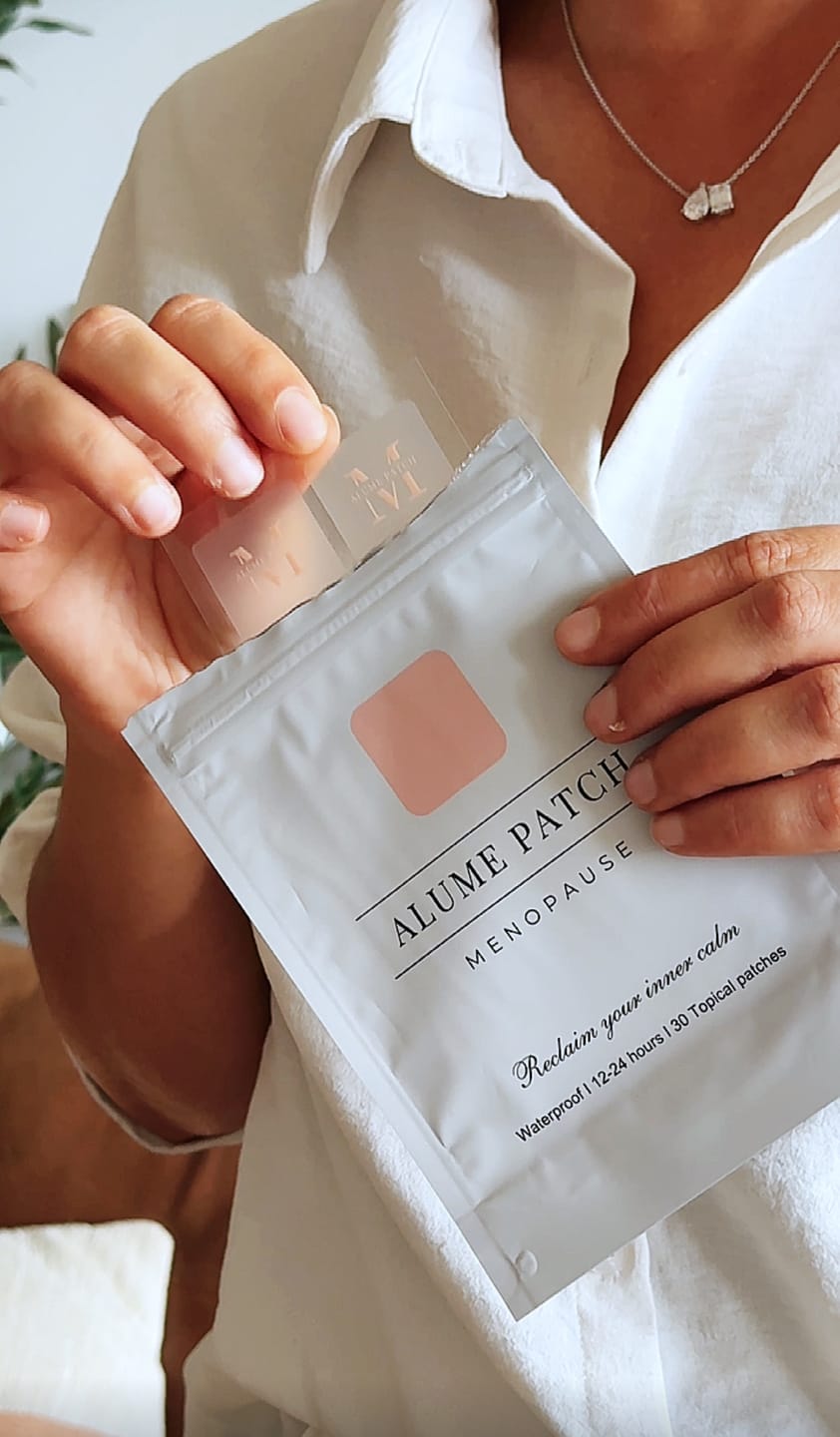 Customer photo review of alumepatch menopause patch