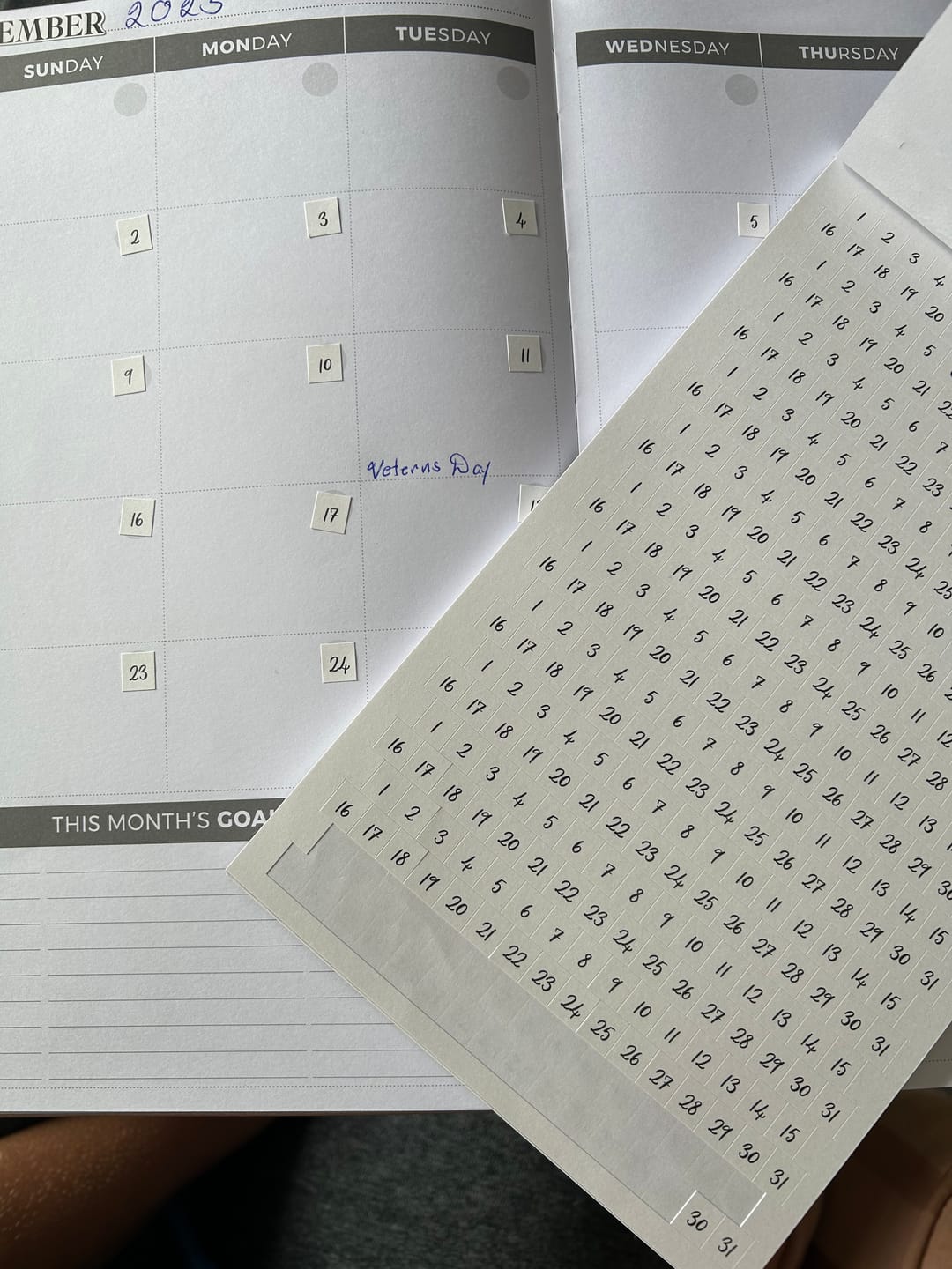 Customer photo review of Time To Date Sticker Book [EVERYDAY]