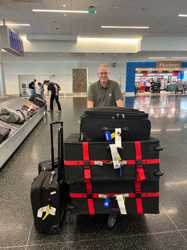 Customer photo review of REFURBISHED (LIKE NEW) BIKE LUGGAGE