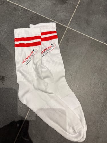 Customer photo review of Socken mit Logo - Tennissocken Firmenlogo Nachhaltig