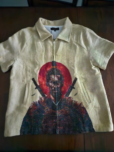 Customer photo review of "Yasuke" Tapestry Shirt