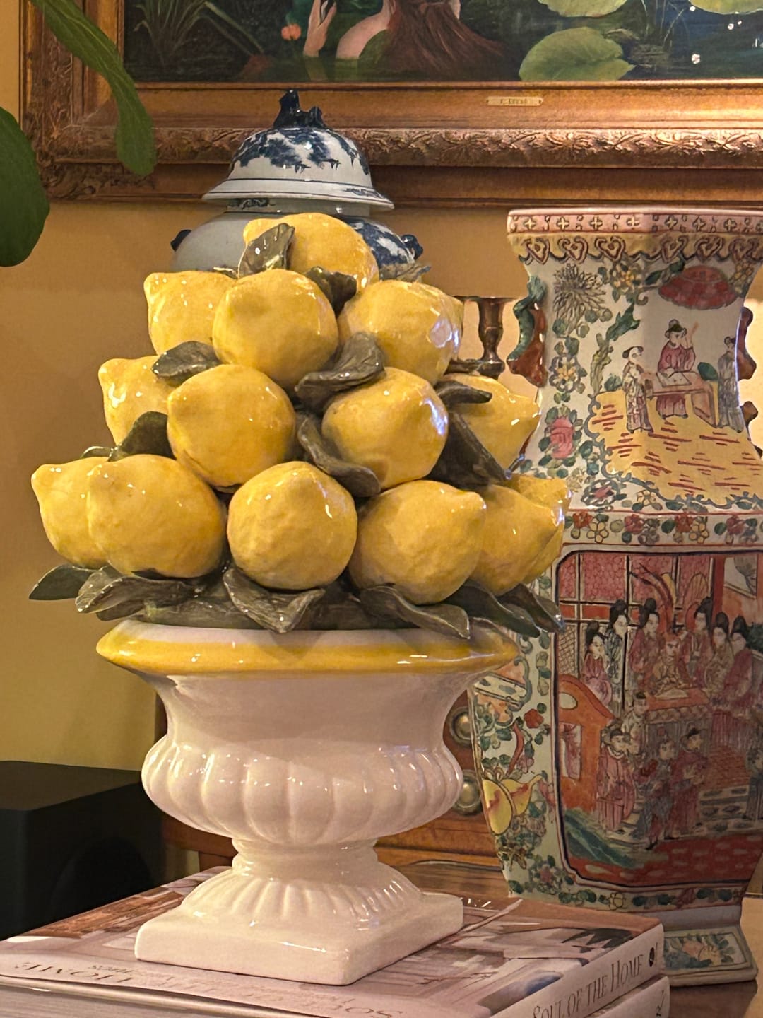 Customer photo review of Large Vintage Italian Lemon Topiary