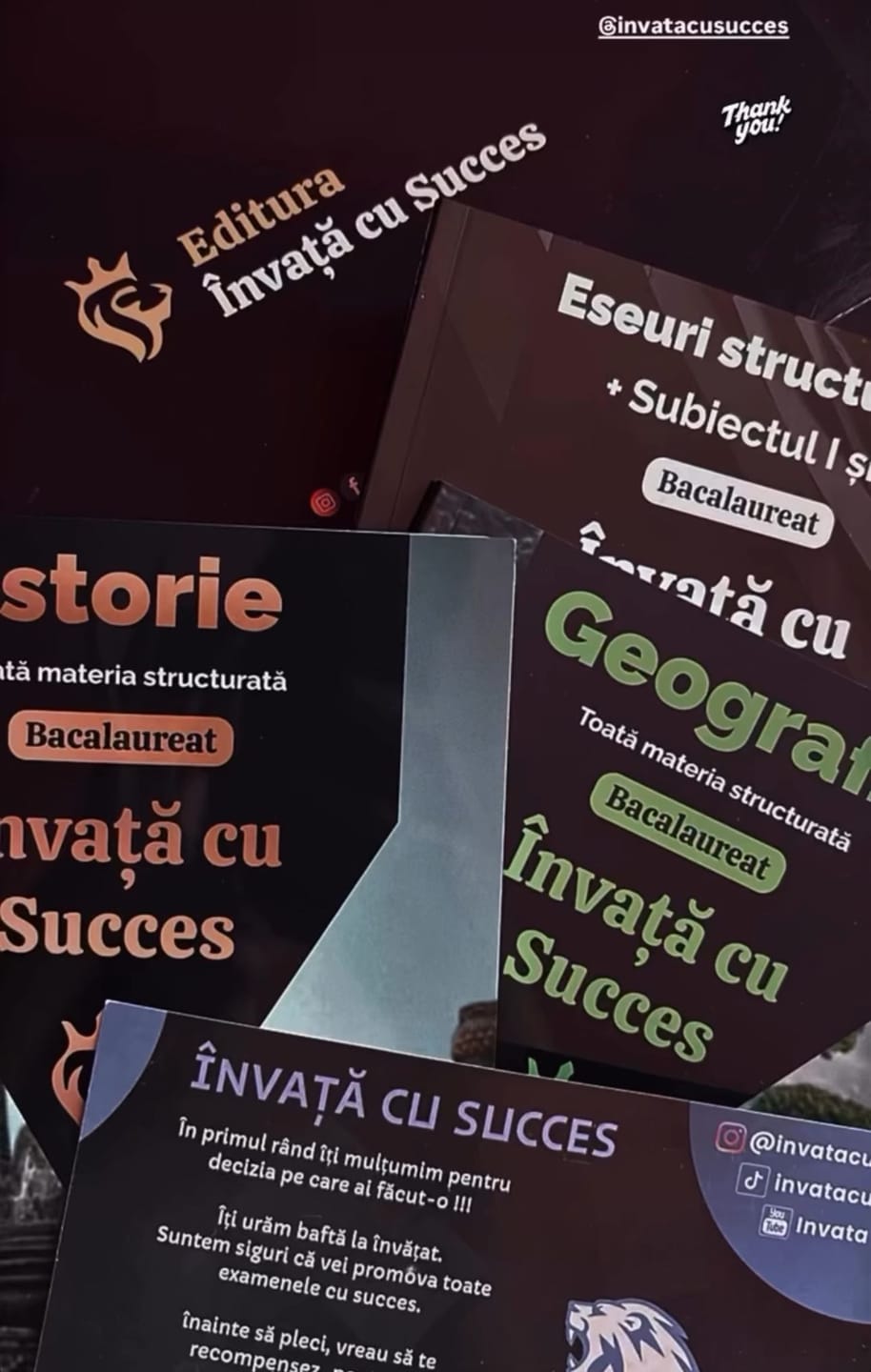 Customer photo review of Învață cu succes - Pachet Bacalaureat | Geografie + Română + Istorie