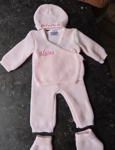 Customer photo review of Ensemble en maille Personnalisé