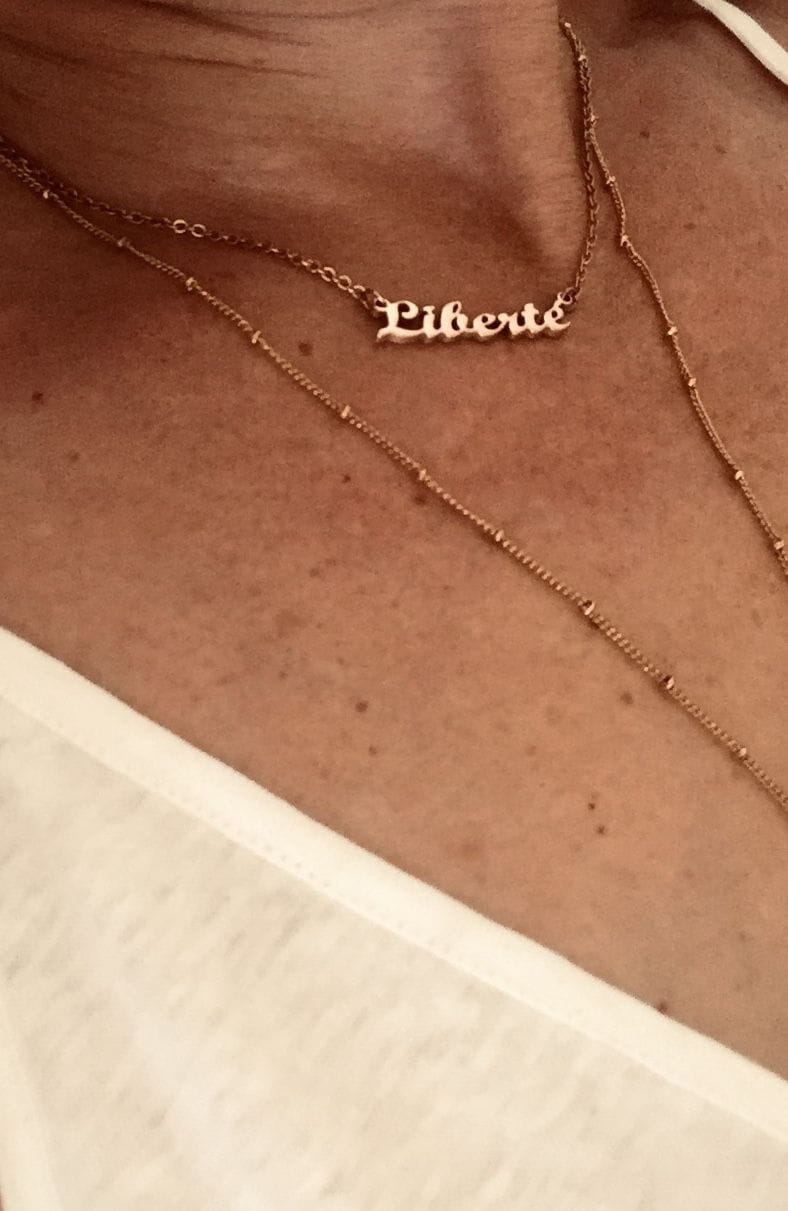 Customer photo review of Personalized Necklace