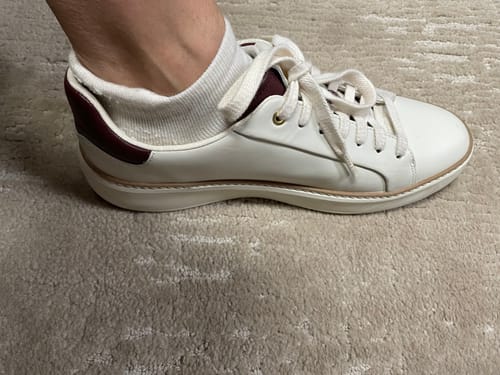 Customer photo review of Rowan No Show Tab Lightweight Socks - Saltwater Taffy