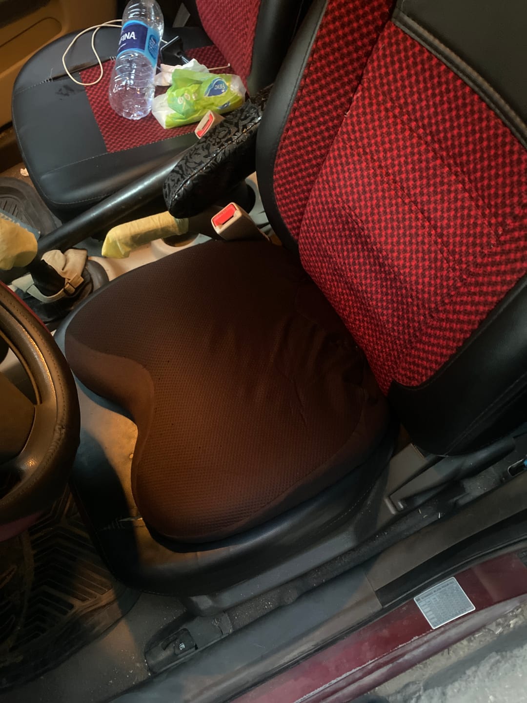 Customer photo review of Memory Foam Seat Cushion