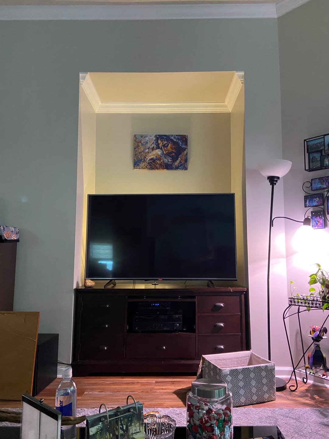 Customer photo review of Abstract Painting of Jesus and Lost Lamb Wall Art Canvas