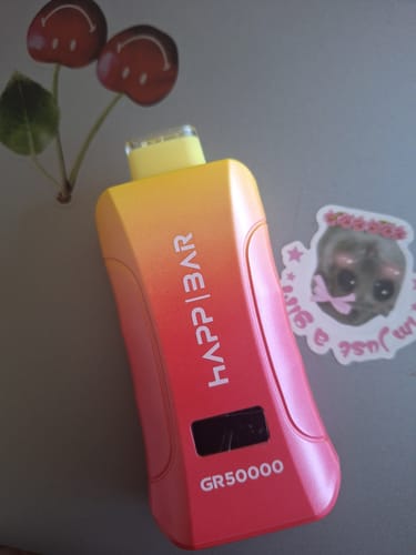 Customer photo review of HAPP BAR GR50000 | 50k puffs Doble sabor