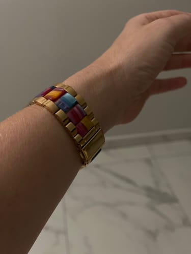 Customer photo review of Apple Watch Metallarmband "Gaia"