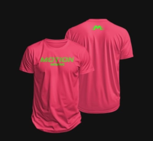 Customer photo review of Pink 80's Fade Shirt