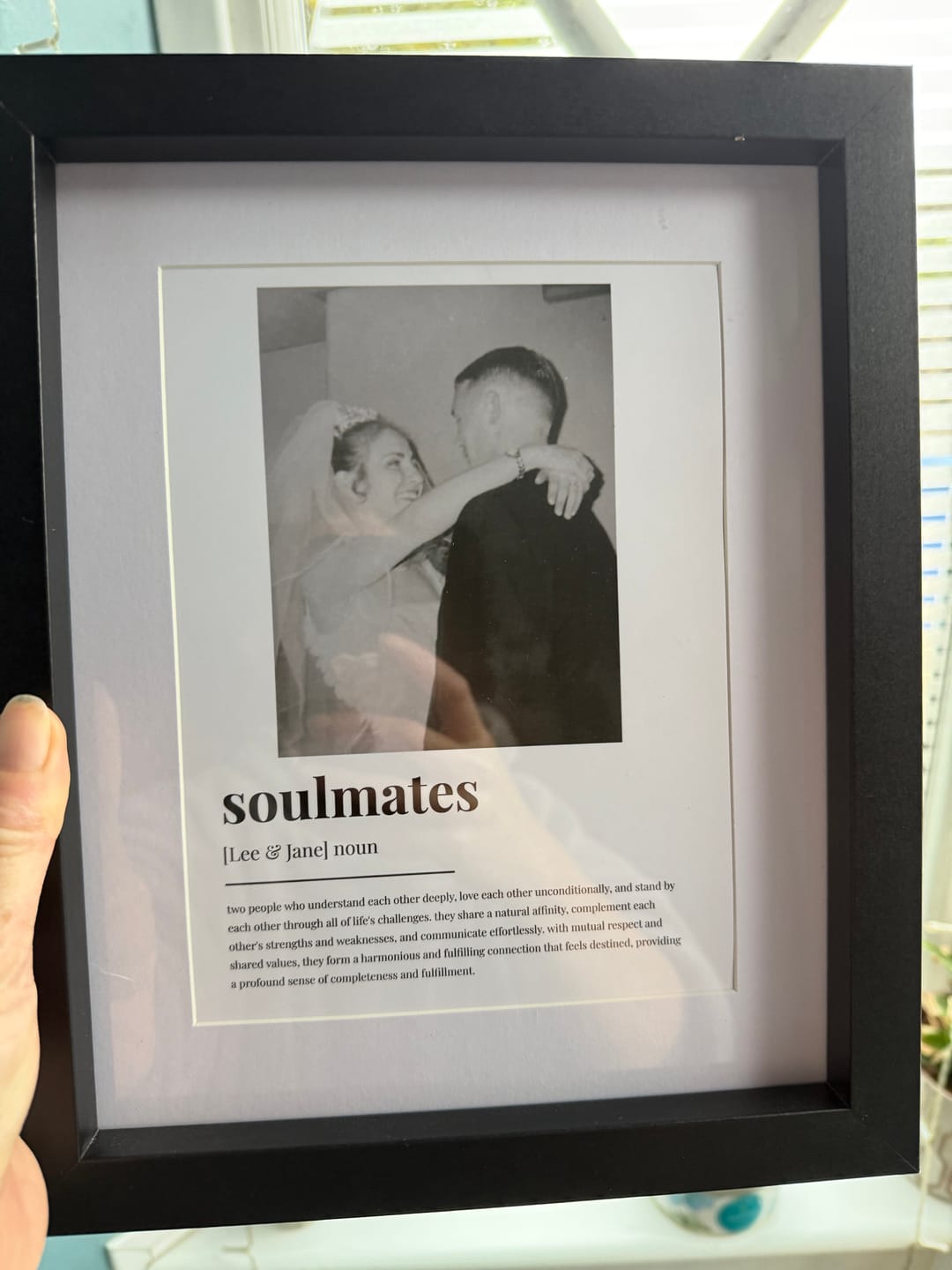 Customer photo review of Personalised Friendship Definition Photo Print