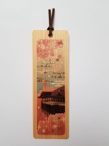 Customer photo review of Marque-Page Cyprès Japonais Temple Kiyomizu