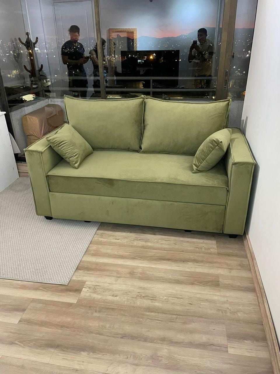 Customer photo review of Sofá Cama Mónaco Cojines Grandes