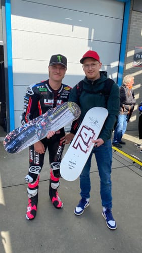 Customer photo review of Davey Todd IOMTT Skateboard Deck