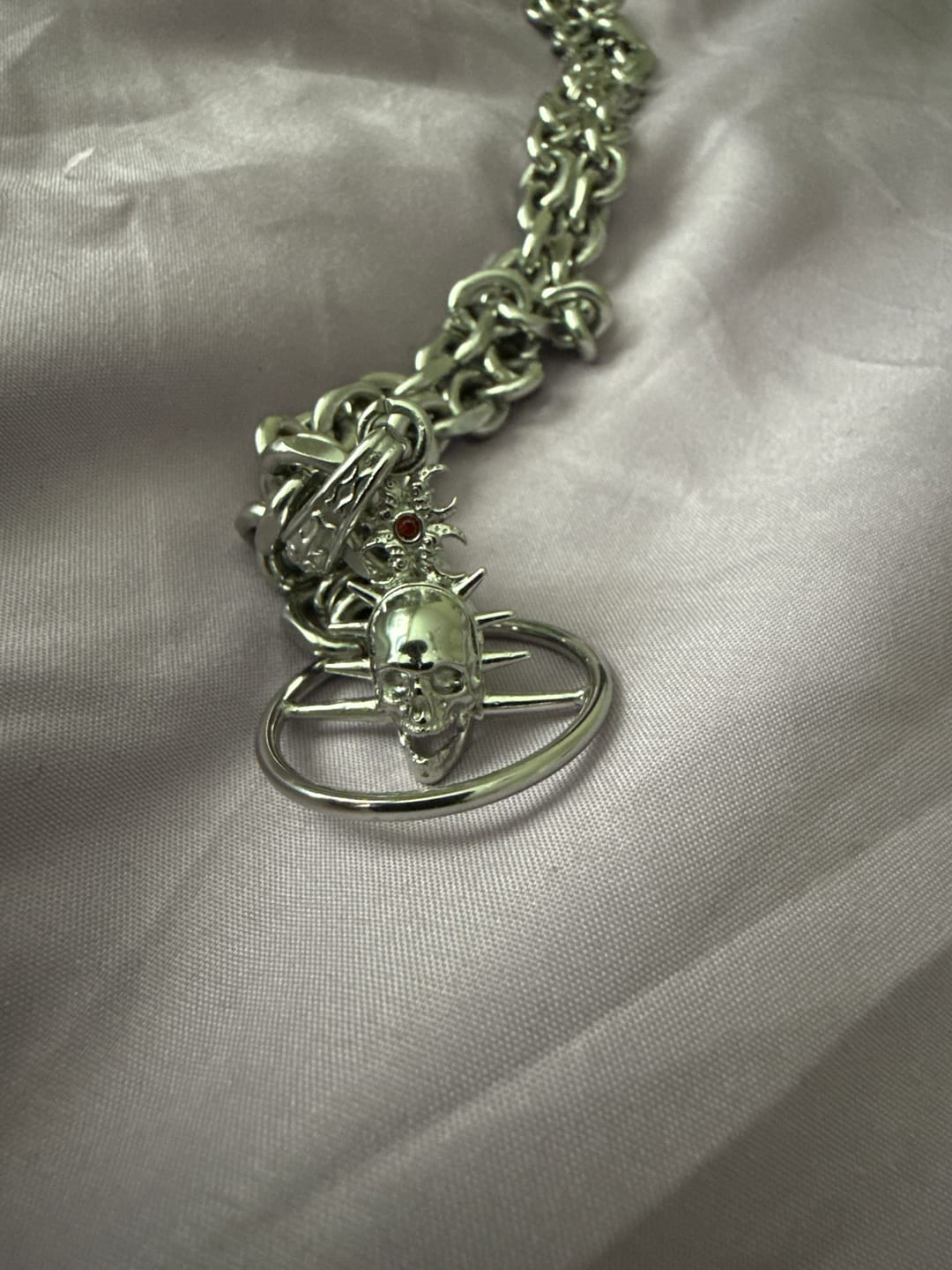 Customer photo review of ORBITUARY PENDANT