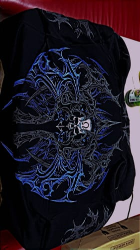 Customer photo review of Deathwing Oversized Zip-up Hoodie [DUSK]