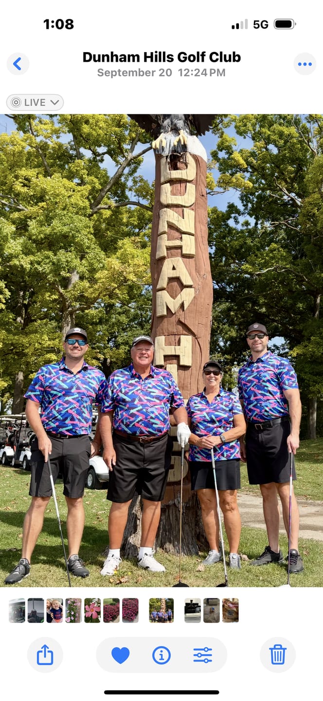 Customer photo review of Teal Paradise Women's Golf Polo