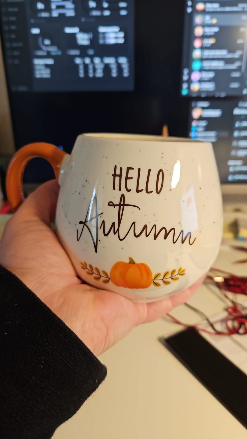 Customer photo review of Herbst-Tasse – Keramiktasse mit Herbstmotiv