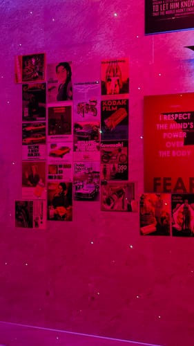 Customer photo review of VINTAGE ADVERTISEMENTS - WALL COLLAGE POSTERS