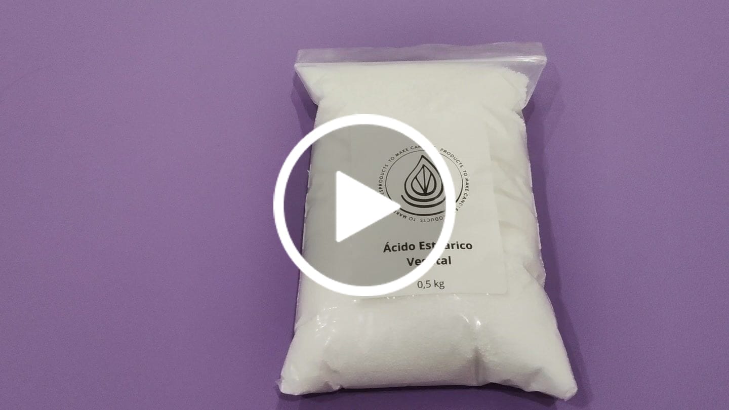 Customer video review of Ácido Esteárico Vegetal