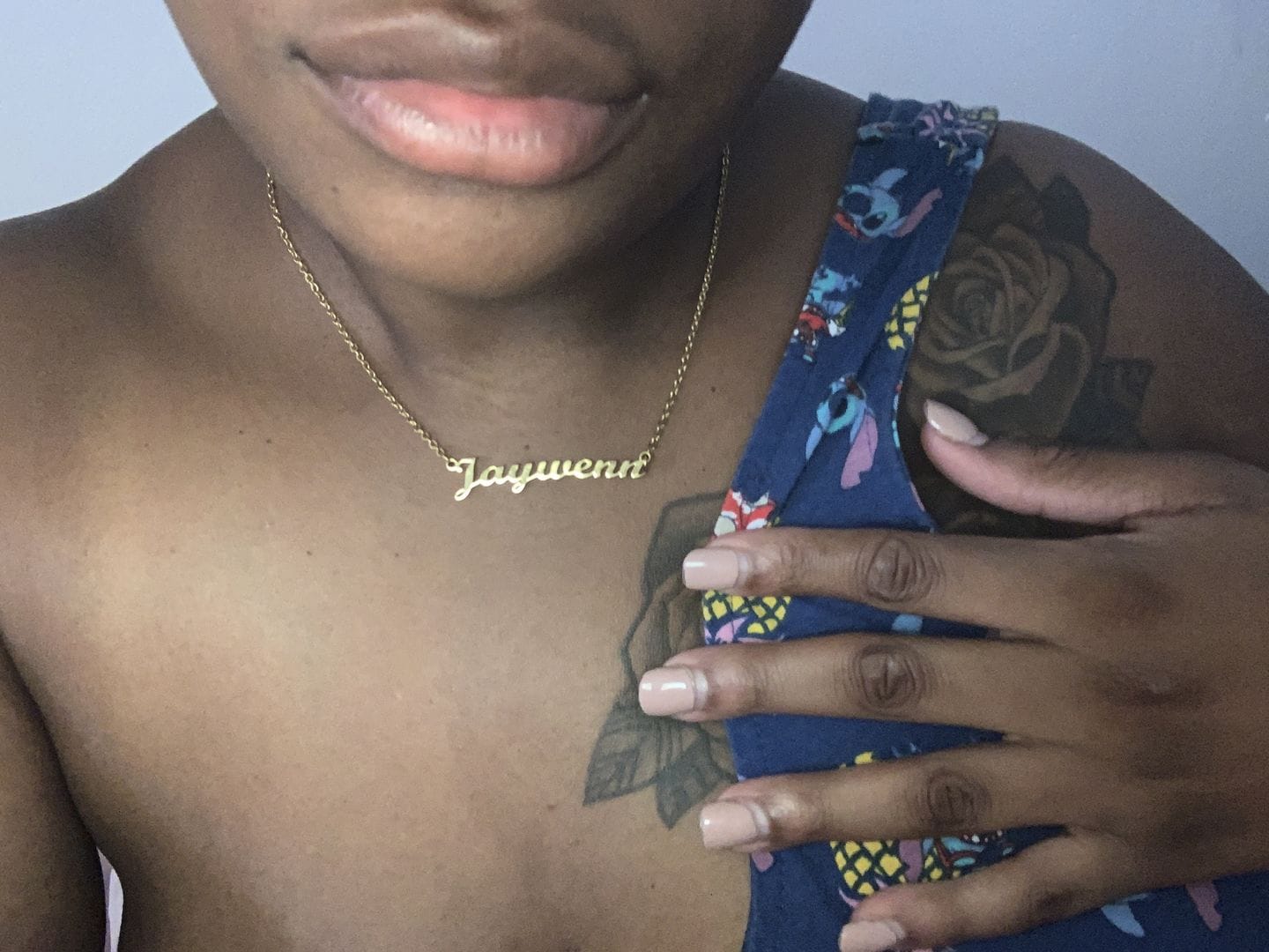 Customer photo review of Personalized Necklace