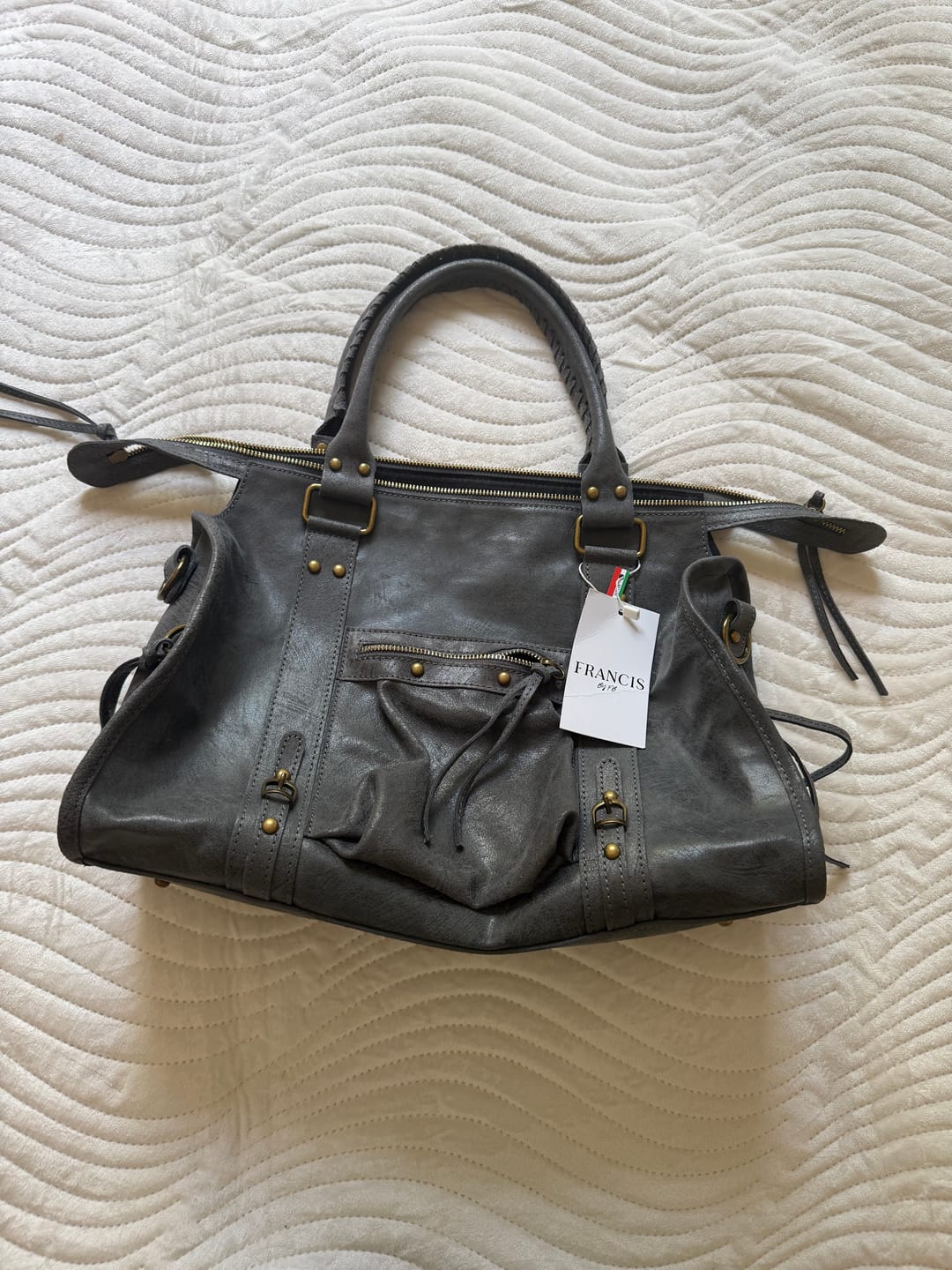 Customer photo review of It girl bag vintage blue
