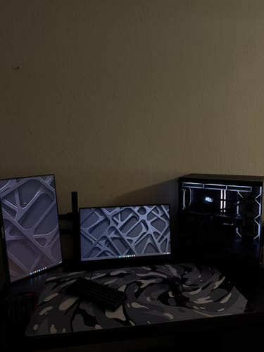 Customer photo review of Arctic Swirl Mousepad