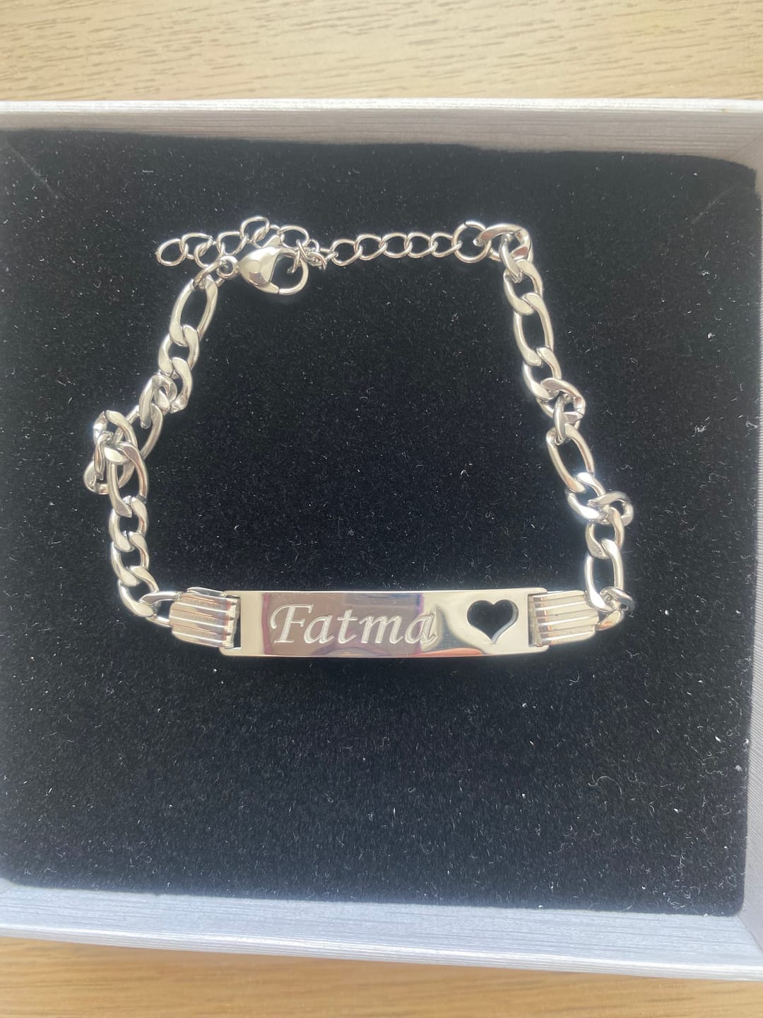 Customer photo review of Kids’ Name ID Bracelet