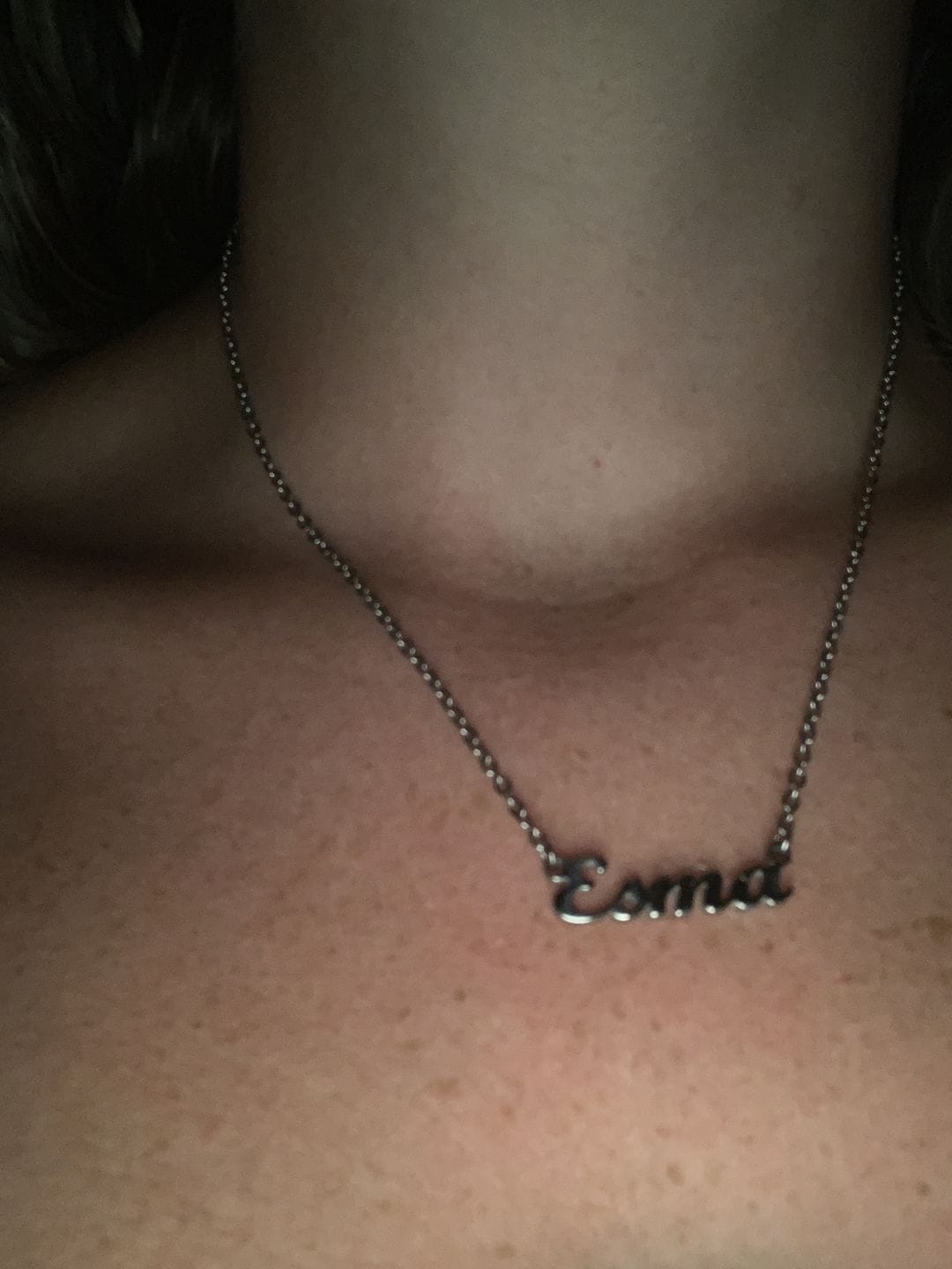 Customer photo review of Personalized Necklace