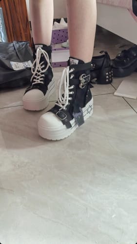 Customer photo review of Satan's Covenant Boots