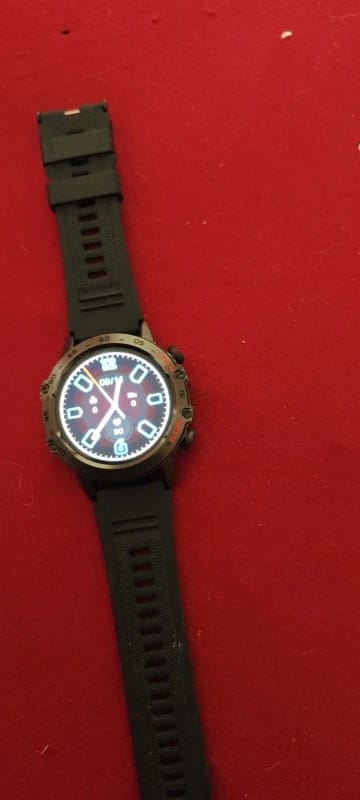 Customer photo review of Steel Smartwatch Bluetooth Call MD52 — Gunmetal | KIMLUD