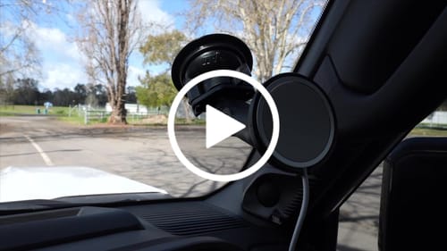 Customer video review of RAM® Twist-Lock™ Suction Cup Mount for Apple 25W MagSafe (RAM-B-166-AP-MAG-1U)
