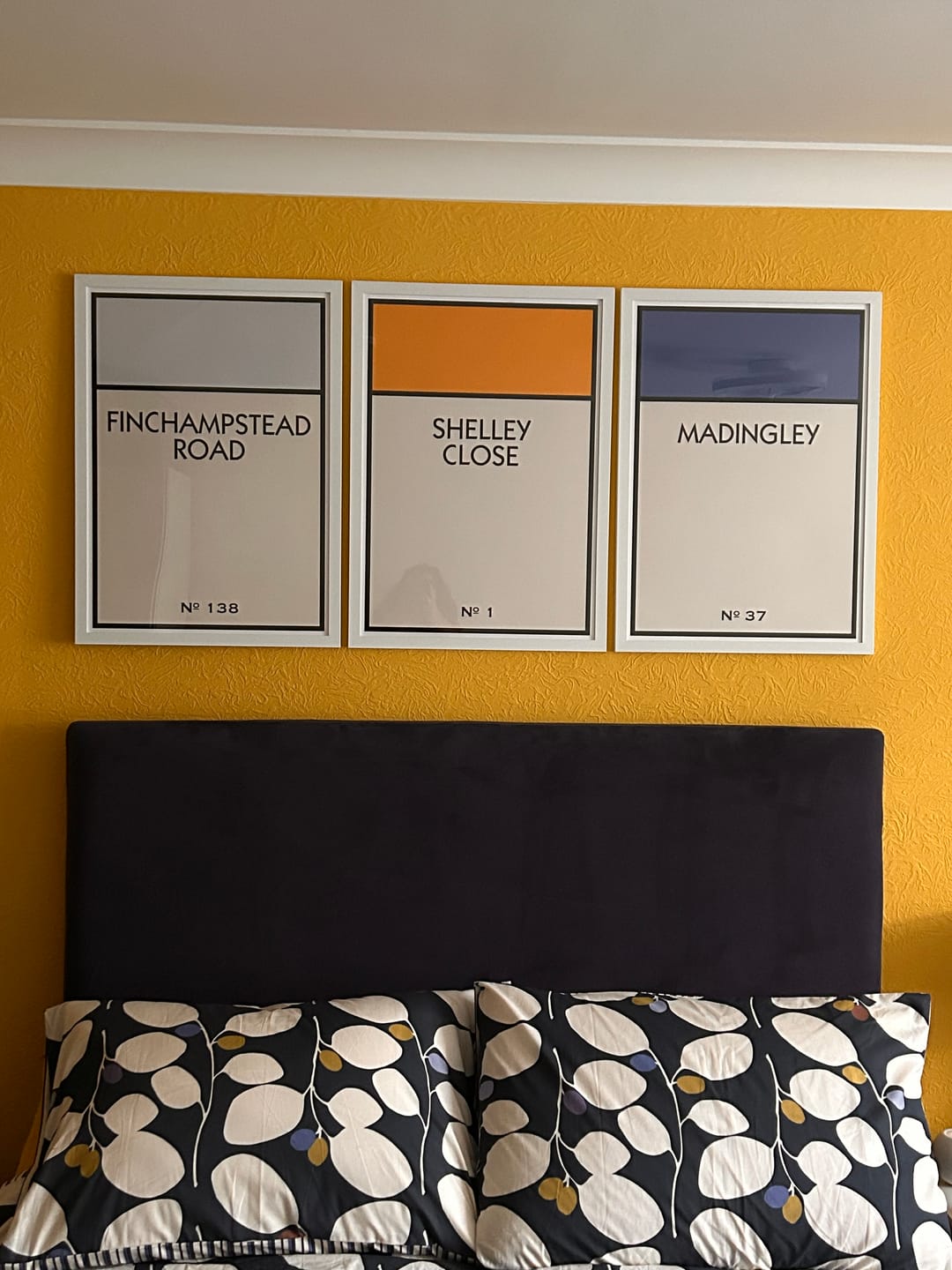 Customer photo review of Personalised Street Name Print