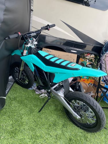 Customer photo review of Custom Seat Cover: Electro & Co ETM RTR