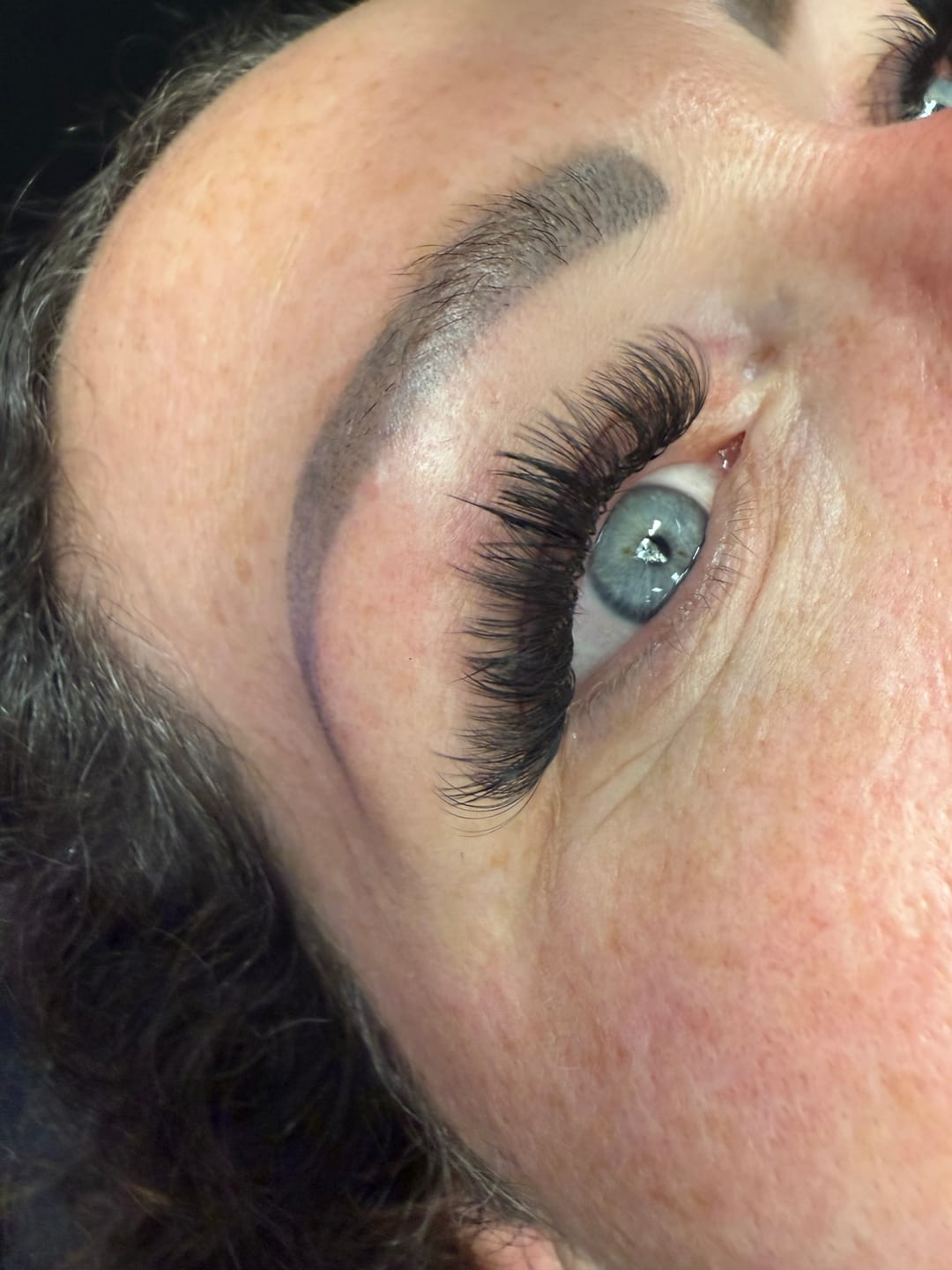 Customer photo review of Premium Eyelash Extensions 0.03mm