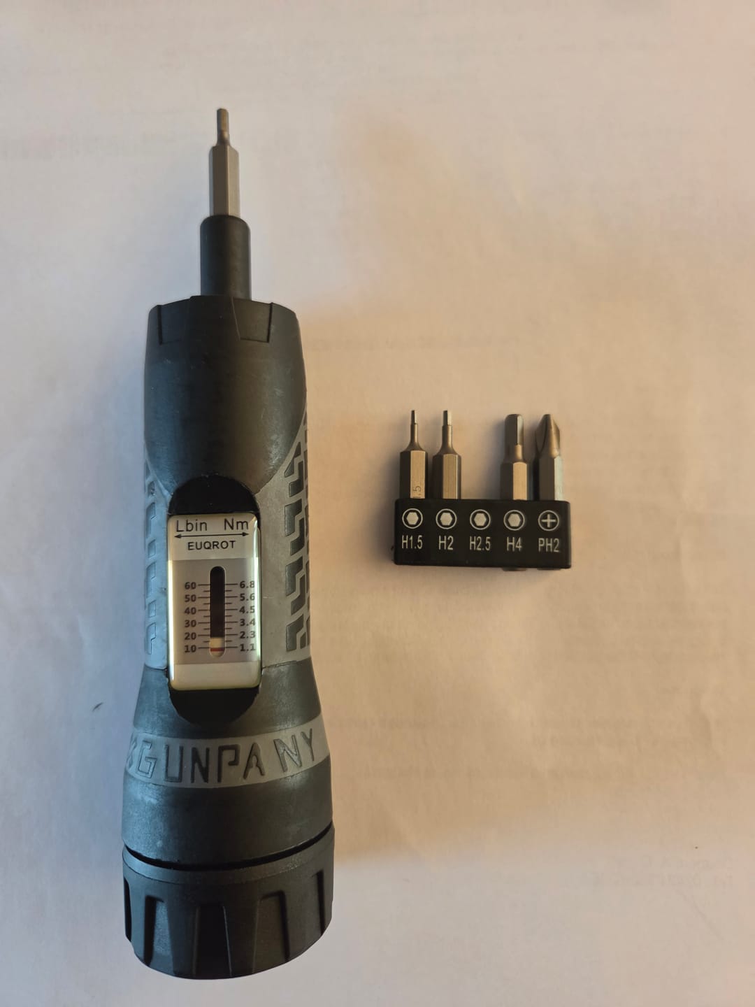 Customer photo review of Vector Optics SCTK-04 Drehmoment-Schraubenzieher 1,1-6,8Nm