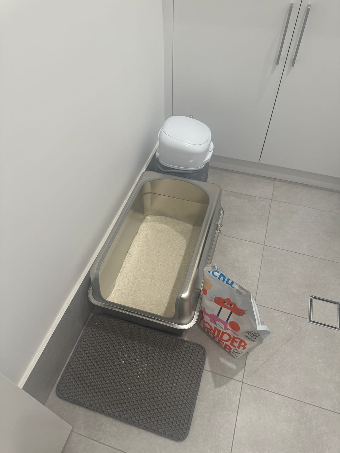 Customer photo review of Michu Wonder Litter - Plant-Based & Automatic-Box Friendly 2.5kg/6L